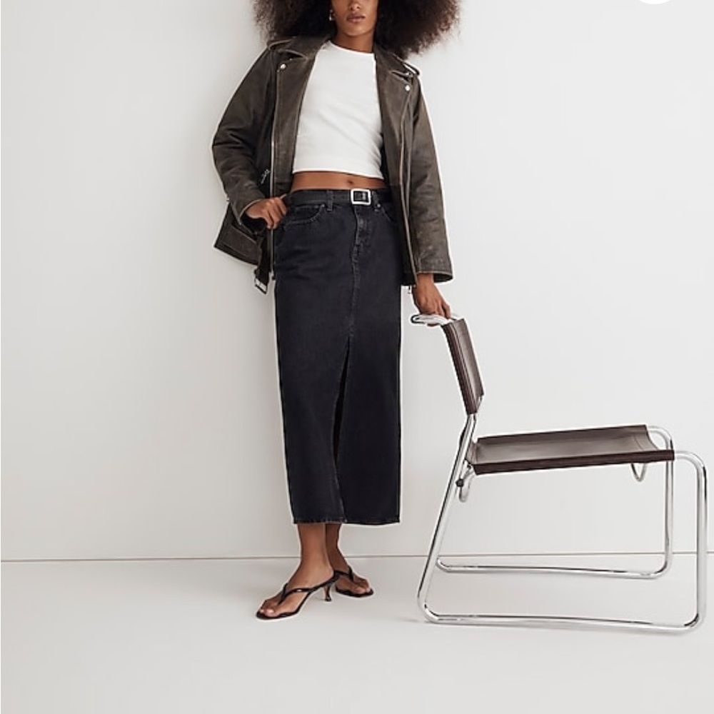 Madewell Mid Rise Maxi Skirt